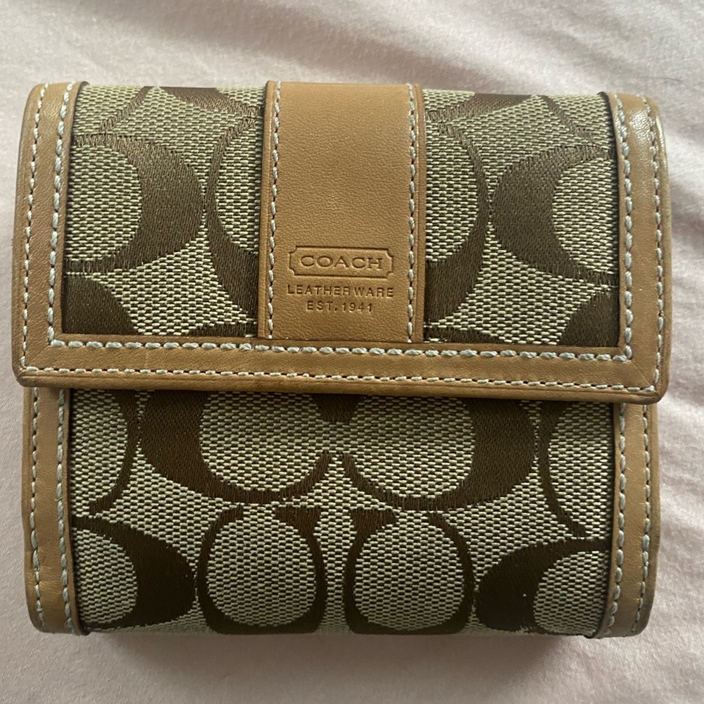 Coach Tan Wallet